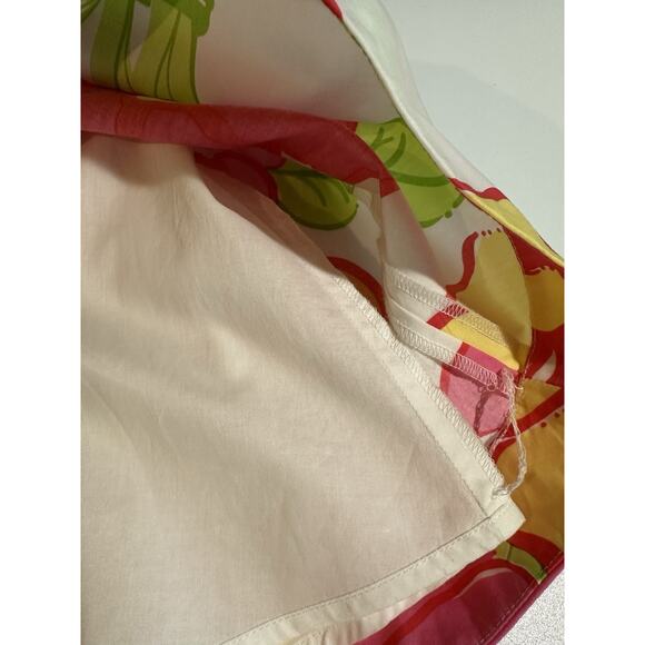 Vtg Lilly Pulitzer Skirt Sz 2 Bold Colorful Mod Floral Cotton A-Line Retro - Picture 9 of 10